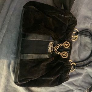 Juicy Couture brown velvet purse